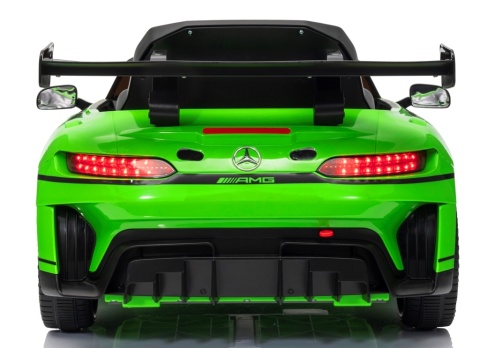 Mercedes GT3 Evo ZIELONY Auto na akumulator, Pilot, Światła, Muzyka, Koła EVA