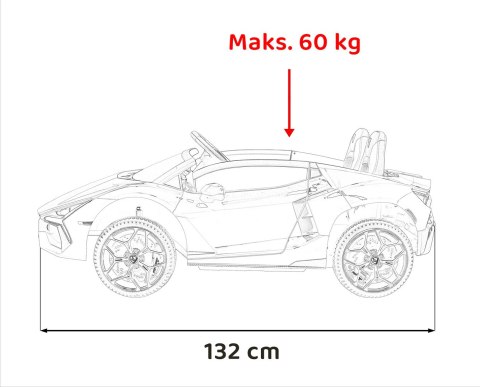 Pojazd Lamborghini Revuelto XL Szary