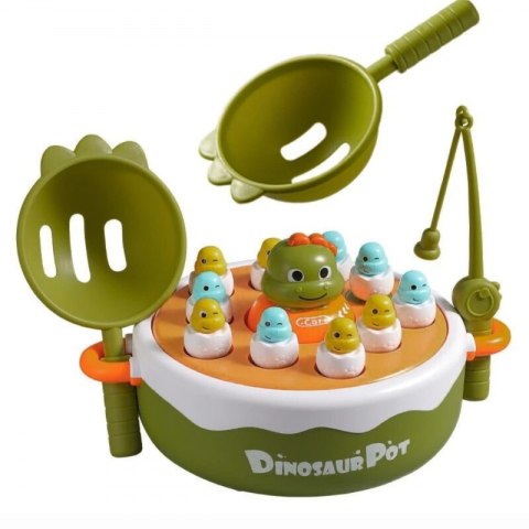 WOOPIE Gra Zręcznościowa Łowienie Dinozaurów 2w1 Katapulta