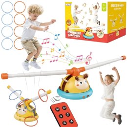 WOOPIE Gra Zręcznościowa Skakanka Automatyczna 2w1 Rzut do Celu Pszczółka