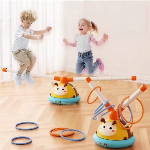 WOOPIE Gra Zręcznościowa Skakanka Automatyczna 2w1 Rzut do Celu Pszczółka