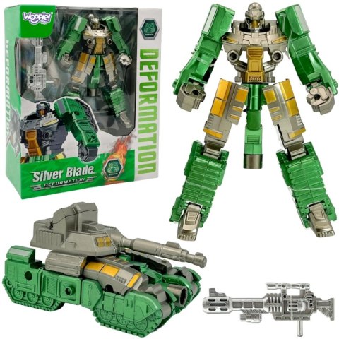 WOOPIE Robot Transformujący SILVER BLADE 2w1 Czołg