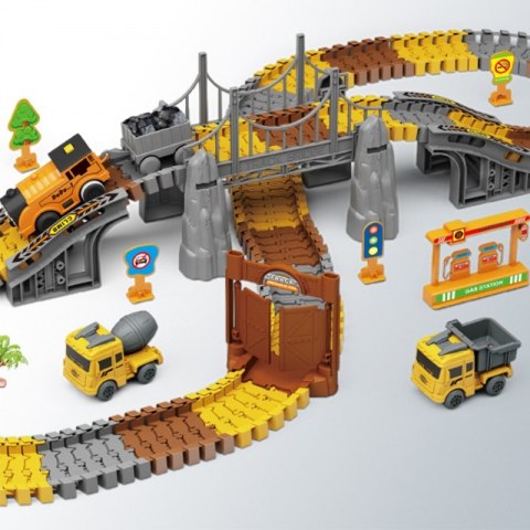 WOOPIE Tor Budowlany Zestaw Konstrukcyjny 174 Elementy