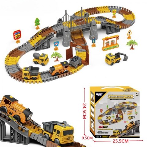 WOOPIE Tor Budowlany Zestaw Konstrukcyjny 174 Elementy