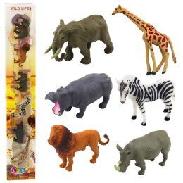 Zestaw Mini Figurki Dzikie Zwierzęta Afryki 6-8cm 6szt
