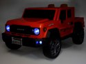 Duże auto PICKUP na akumulator elektryczne dla dzieci 2os 4x4 paka PA0329