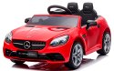 Mercedes SLC 300 CZERWONY Autko na akumulator Piankowe Koła Eva, miękki fotelik, Pilot