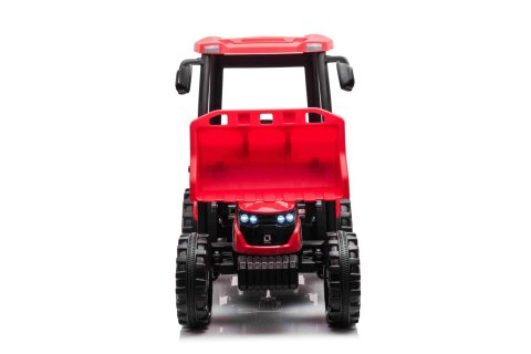 Pojazd MEGA Traktor D68 Z Przyczepką Czerwony