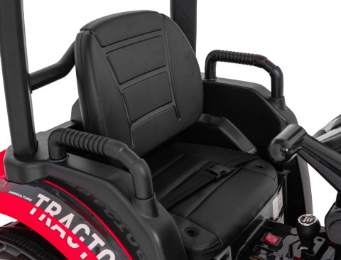 Pojazd MEGA Traktor D68 Z Przyczepką Czerwony