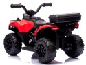 Quad J9 CZERWONY na akumulator dla dzieci, muzyka, światło
