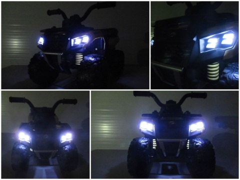 Quad J9 KHAKI BRĄZ-BEŻ na akumulator dla dzieci, muzyka, światło