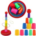 WOOPIE Gra Zręcznościowa Rzut do Celu Obręcze Ringo