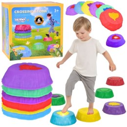 WOOPIE Kamienie Balansujące Świecące Sensoryczne Trening Równowagi 6 szt