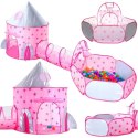 WOOPIE Namiot 3w1 Pałac Księżniczki XXL Domek Tunel Suchy Pałac