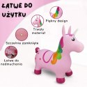 WOOPIE Skoczek Gumowy do Skakania Jednorożec Różowy + Pompka