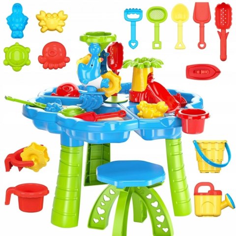 WOOPIE Stolik Wodny z Krzesełkiem 16 Akcesorii