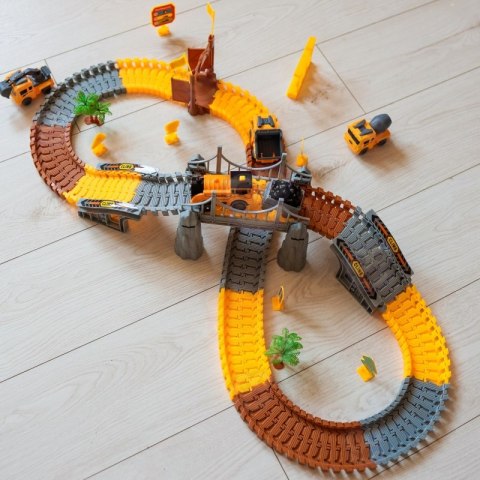 WOOPIE Tor Budowlany Zestaw Konstrukcyjny 174 Elementy