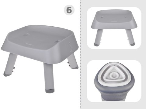 Wielofunkcyjny fotelik Krzesełko do karmienia Zestaw 6w1 dla dzieci ZA5664