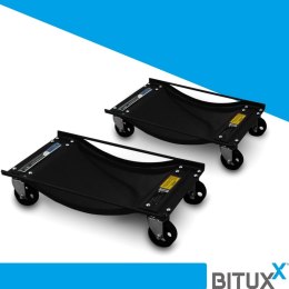 Wózek Manewrowy Zestaw 2 szt komplet na kółkach warsztatowy BITUXX