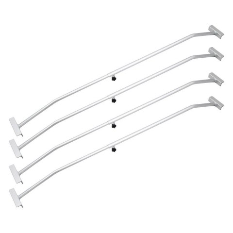 Aluminiowy wspornik stelażu do plandek płaskich w przyczepkach 100-170cm Bituxx