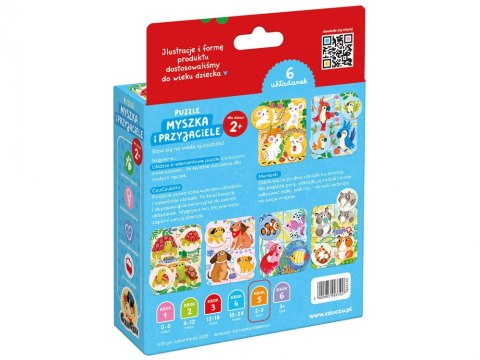 CzuCzu Puzzle Myszka i Przyjaciele - Układanka i memorki 2+ ZA5663