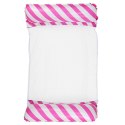 Dmuchany Hamak Wodny Materac Leżak Biało-Różowy 120x70cm