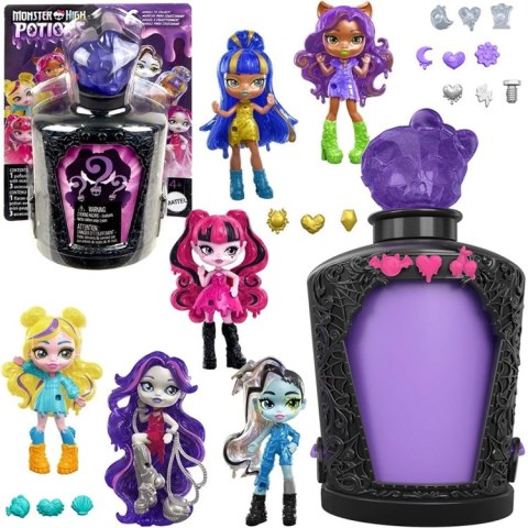 Mattel Minilalka z Monster High ELIKSIRY - lalka niespodzianka 1szt. ZA6055
