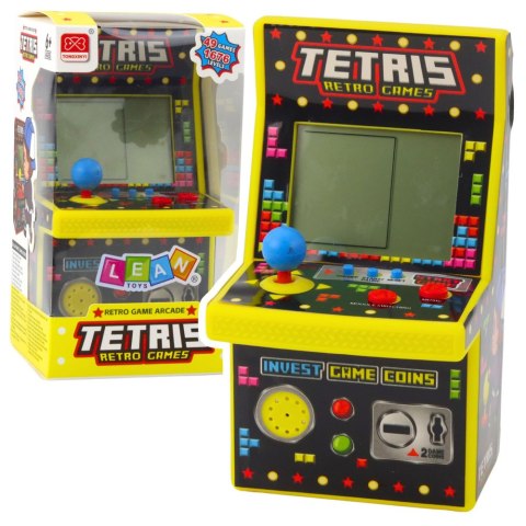 Mini Automat Do Gry Tetris Retro 49 Gier 1676 Poziomów Żółty
