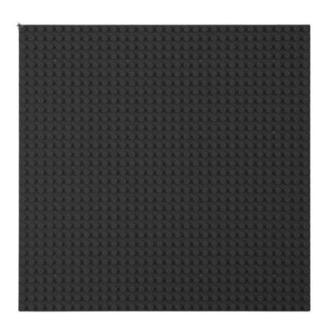 Płyta Plansza Konstrukcyjna Do Klocków Budowania Czarna 40x40cm
