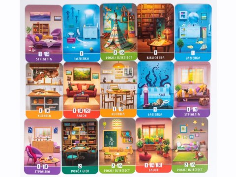 Rebel Rodzinna gra planszowa DOMEK o urządzaniu wnętrz z sercem i wyobraźnią GR0783