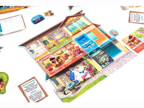 Rebel Rodzinna gra planszowa DOMEK o urządzaniu wnętrz z sercem i wyobraźnią GR0783