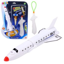 Statek Kosmiczny Ze Spadochronem Proca Światła Gra Sportowa Zręcznościowa