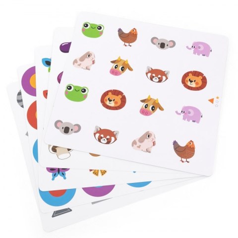 Viga Memory Gra Pamięciowa Zgadnij Obrazki 10 Kart Montessori