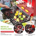 WOOPIE Grill Barbecue Kuchnia Ogrodowa Interaktywna Para LED Zestaw XL 41 el.