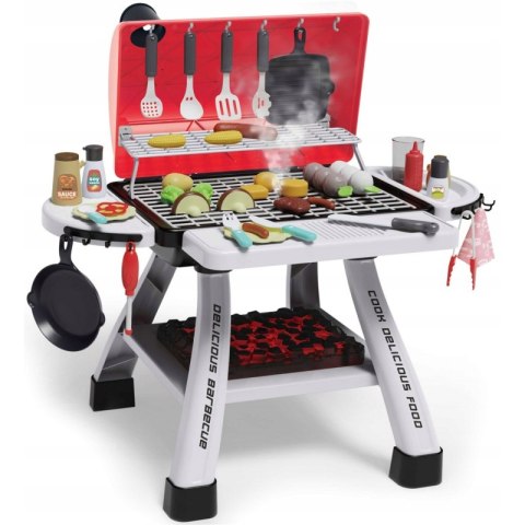 WOOPIE Grill Barbecue Kuchnia Ogrodowa Interaktywna Para LED Zestaw XL 41 el.