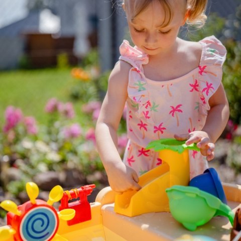 WOOPIE Stolik Wodny Piracka Łódź Armatka Wodna Bąbelki