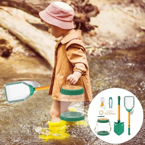 WOOPIE Zestaw Małego Odkrywcy Natury Siatka na Owazdy Motyle Pojemnik na Ryby