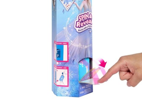 Mattel Disney Princess Frozen Spin & Reveal Lalka Elsa + akcesoria ZA6043