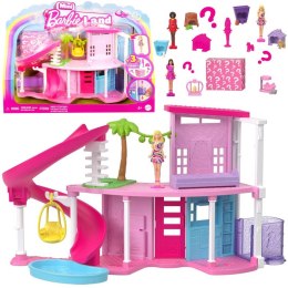 Mattel Mini Barbie Land Domek dla lalek + lalka i pupil + akcesoria ZA6039