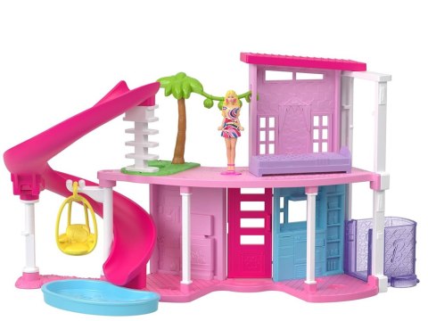Mattel Mini Barbie Land Domek dla lalek + lalka i pupil + akcesoria ZA6039