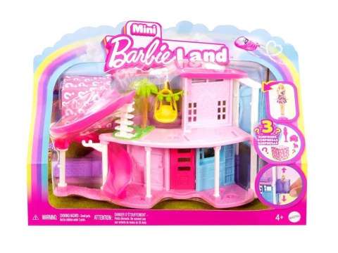 Mattel Mini Barbie Land Domek dla lalek + lalka i pupil + akcesoria ZA6039