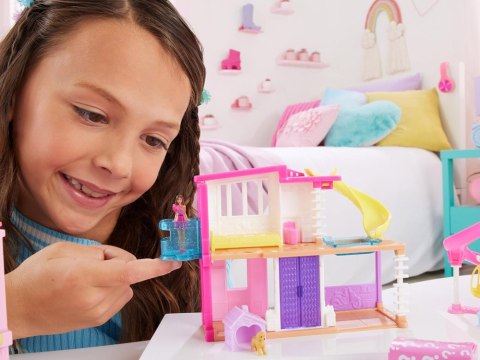 Mattel Mini BarbieLand Domek dla lalek + lalka i pupil + akcesoria ZA6039