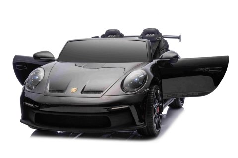 Pojazd Porsche 911 GT3 Czarny, wyścigowy samochód dla dzieci