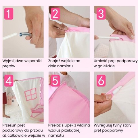 Wooopie Namiot Domek do Domu i Ogrodu XXL z Podłogą