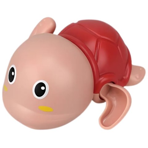 Woopie Żółw Żółwik Pływający Nakręcany Zabawka Do Kąpieli Różowy