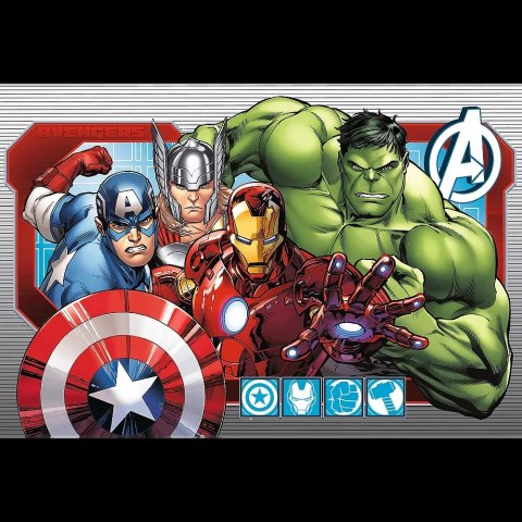 Puzzle - 24 Maxi - Zawsze sprawiedliwi - Disney Marvel The Avengers - Trefl 14378