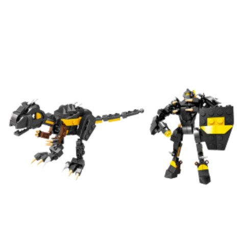 Klocki Konstrukcyjne Dinozaur Robot 2w1 57-70 el. Mix