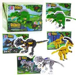 Klocki Konstrukcyjne Zestaw Dinozaur Robot 2w1 153-179 el. Mix