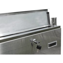 NOWOCZESNA SKRZYNKA POCZTOWA NA LISTY WOLNOSTOJĄCA STAL INOX