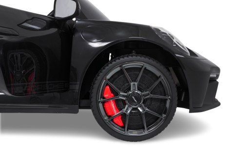 Pojazd Porsche 911 GT3 Czarny, wyścigowy samochód dla dzieci